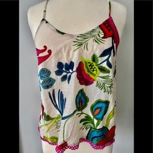 Pure Nordic Camisole Tropical Floral Print Tank